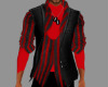 Red Shirt. Black vest