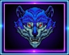 Blue Wolf Neon Sign