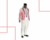 Pink Jacket White Pants