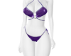 047 purple bikini L