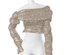 Beige Knitted Sweater