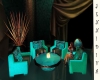 Teal Drinks Chairs