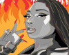 Thee Stallion  Canvas