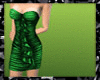 (Q) Green Mini Dress