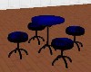 Blue Table w/Stools