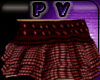 {PV} Red Plaid Skirt