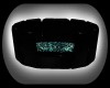 Black and Teal Pet Bed