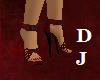 DJ- Dark Red Heels