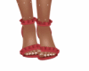 LG sandalias roja