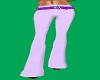 Lavender belted Slacks