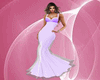 new lilac/white  gown