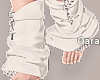 R.Leg Warmers - White