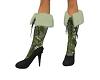 Camo Boots Laced Green