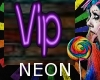 Neon VIP Sign Purple