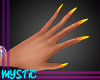 2-Tone Nail orange/yello