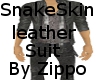 Snake skin Leather suit