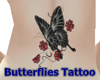 [J3J]Butterflies Tattoo