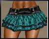 ~T~Teal Mini Skirt