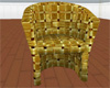 Wicker Chair Gold