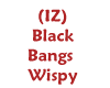 (IZ) Black Bangs Wispy