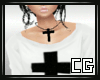 (CG) Cross Top White