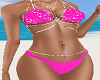 Hot Pink Bikini w Belt
