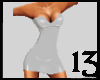 13 Mini Dress White