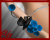 bracelet blue flower R