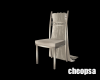 C* draped chair