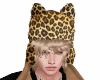 GORRO LEOPARD PELO RUBIO
