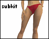 Curvy Bikini Red {B}