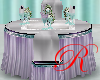 Lav/Teal Wedding Table