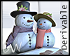 Snowman Couple