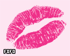 floating pink kisses