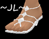 JL - white sandals