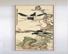 Asian birds watercolor