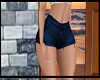 mini short bleu foncé