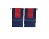 Blue and Red Bath Towels