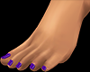 Bare Feet Purple