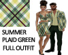 ST SUMMER PLAID GREEN