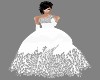 !R! White Feather Gown