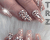 TRZ- Gold&Diamond Nails