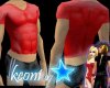 keoni latex red shirt