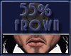 Frown 55%