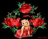 betty boop with roses