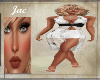 J~SUMMER TNIK SHRT BK WH