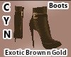 Exotic Brown n Gold