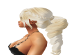 BW Blond ponytail