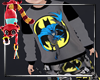 >.< Bat-Man Kids Hoodies