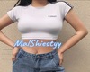 W | White Crop Top